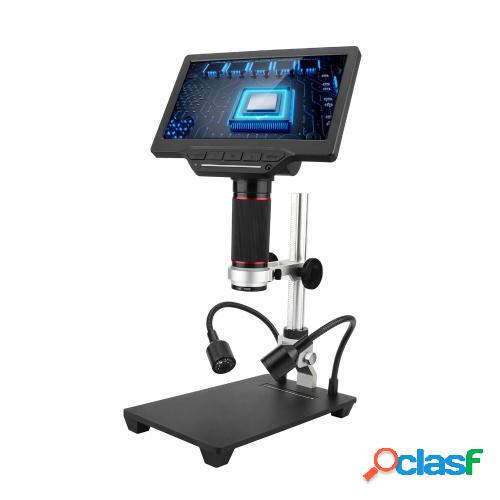 Microscopio de video con pantalla LCD de 7 pulgadas con