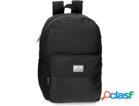 Mochila PEPE JEANS Scratch (Negro - Poliéster- 44x32x15 cm)