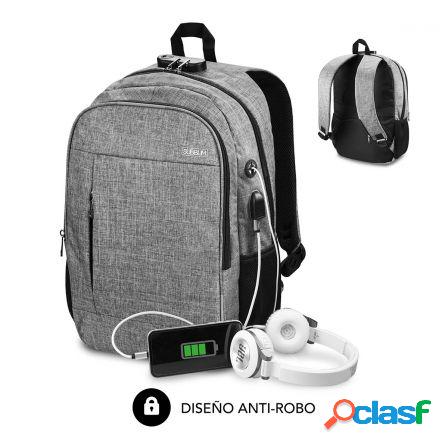 Mochila subblim urban lock para portatiles hasta 16"/ puerto