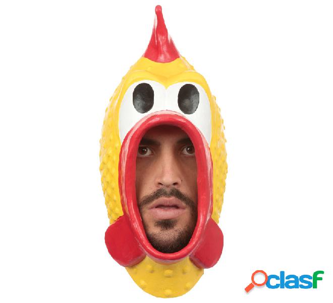Máscara de Pollo de Goma