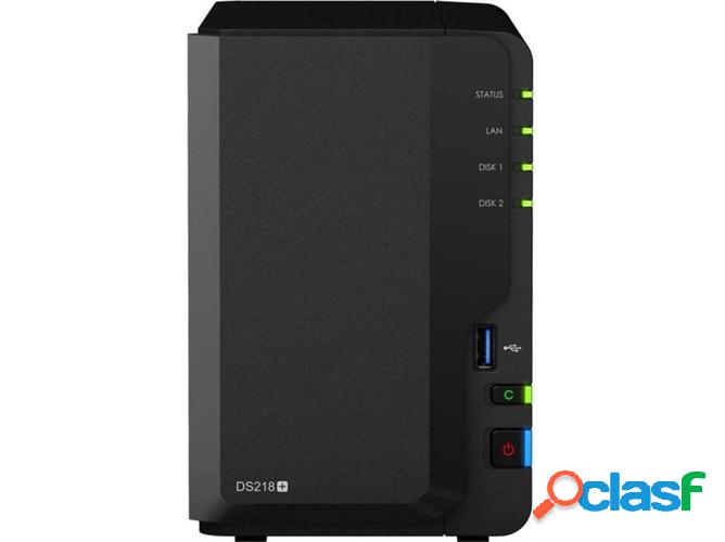 NAS SYNOLOGY DS218+ (2 Bahías - 2 GB)