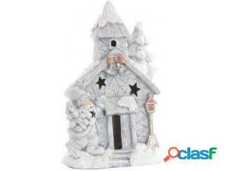 Navidad HOGAR Y MÁS Casa Nevada De Resina Con Luce Led Para
