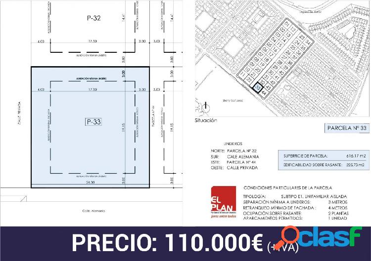 Parcela en Zona Campo de Golf