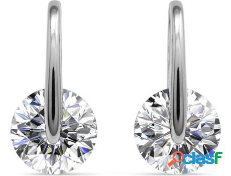 Pendientes VANCRYSTALS Fashion (Latón - Plateado - Talla