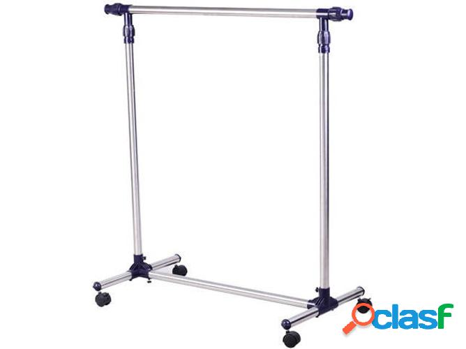 Percha HOMCOM 03-0010 Soporte Regulable Plateado (Acero