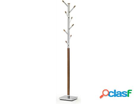 Perchero JSHOME Castaño (Madera, Metal - 26 x 182 x 27 cm)