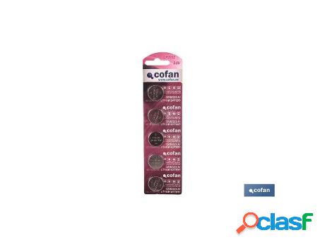 Pila boton cr2032/3,0v caja 5 unid.