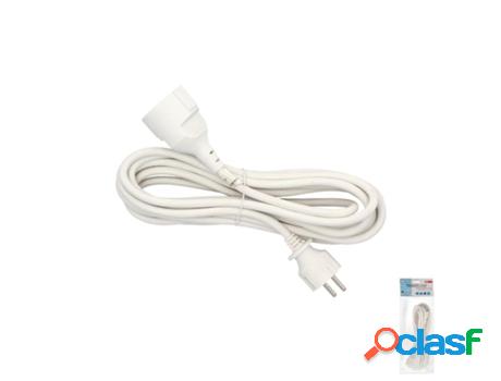 Prolongador cable electrico 5 metros. alargadera 16 a. 3500