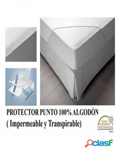 Protector De Colchón Punto De Algodón 105