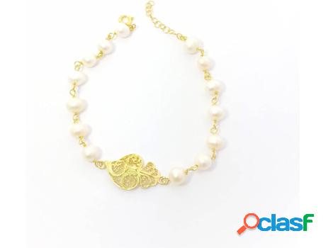 Pulsera EJOIAS Corazón de Viana Pérolas (Plata 925)