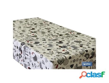 Rollo semihule basic modelo zaatar 1,40x25mt