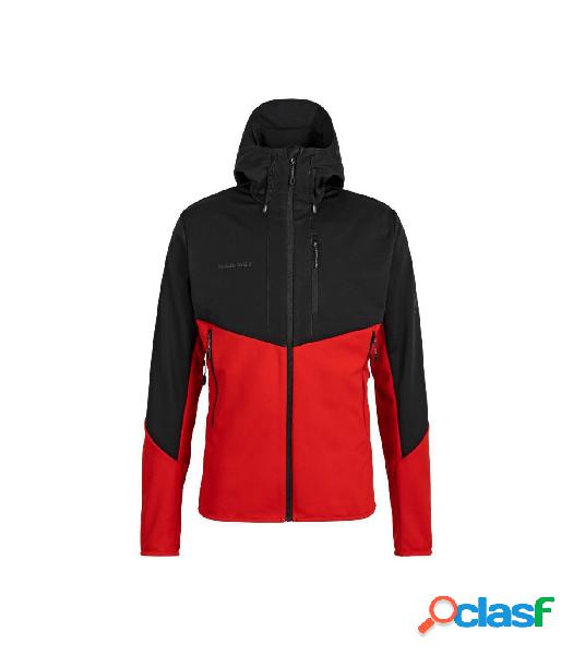SOFT SHELL MAMMUT CON CAPUCHA ULTIMATE VI SO HOMBRE NEGRO