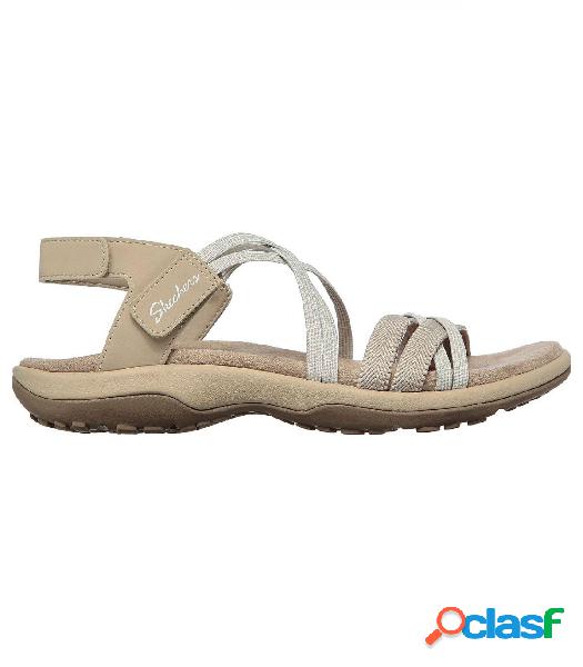 Sandalias Skechers Reggae Slim Takes Two Mujer Taupe 39