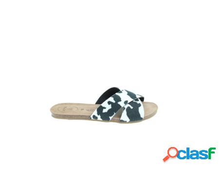 Sandalias para Mujer AMOA Moulins Blanco, Negro (Tam: 36)