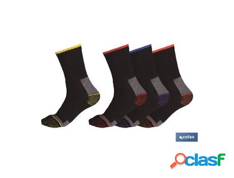 Set 4 pares calcetines reforzados c/poliamida t-39/42