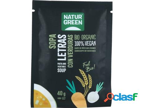 Sopa de Letras con Verduras Bio NATURGREEN (40 g)