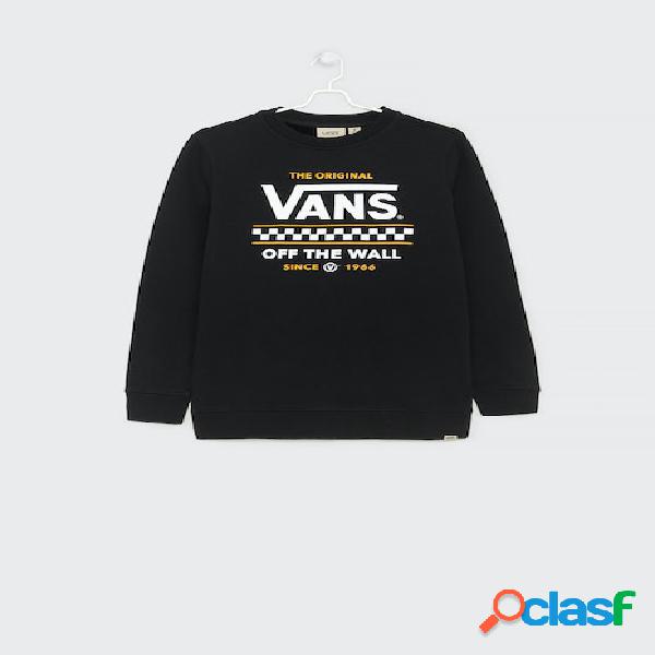 Sudadera Vans stackton crew-b negro niño