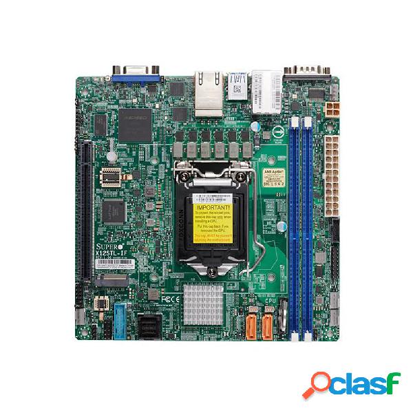 Supermicro mbd-x12stl-if. socket 1200. mini-itx. bulk.