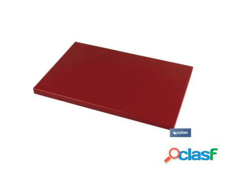 Tabla corte rojo 30x20x1,5 cm. modelo bresa