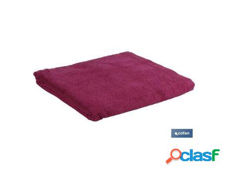 Toalla baño púrpura gr.580/m2 modelo mar rojo 100x150cm