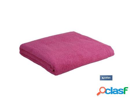 Toalla ducha fucsia gr.580/m2 modelo primavera 70x140