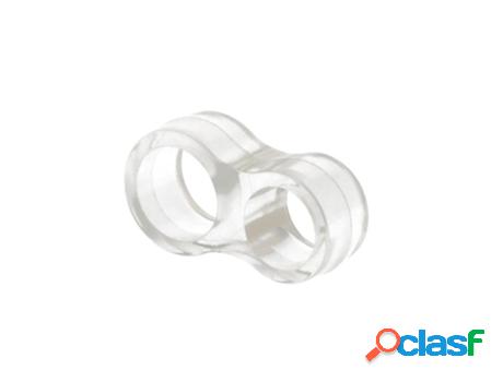 Tope puerta para manivela transparente (blister 4 unidades)