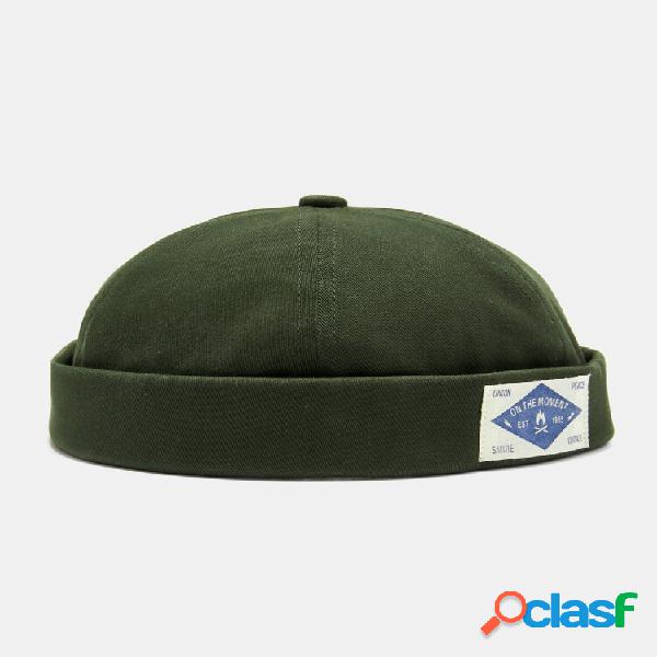 Unisex Cotton Retro al aire libre Casual Brimless Beanie