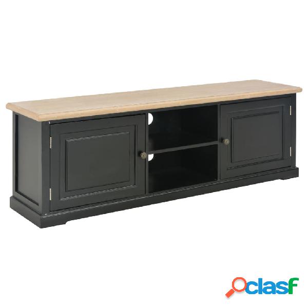 vidaXL Mueble para el televisor de madera negro 120x30x40 cm