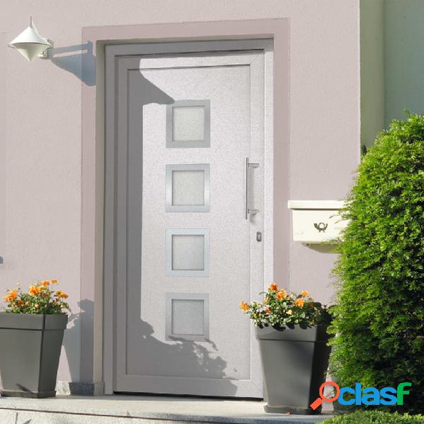 vidaXL Puerta de entrada blanca 98x190 cm