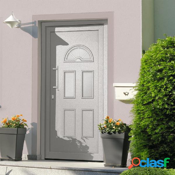 vidaXL Puerta de entrada blanca 98x198 cm