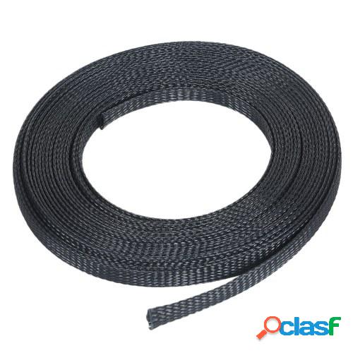 21ft 1/4 Inch (6mm) Expandable Braided Cable Sleeve Cord