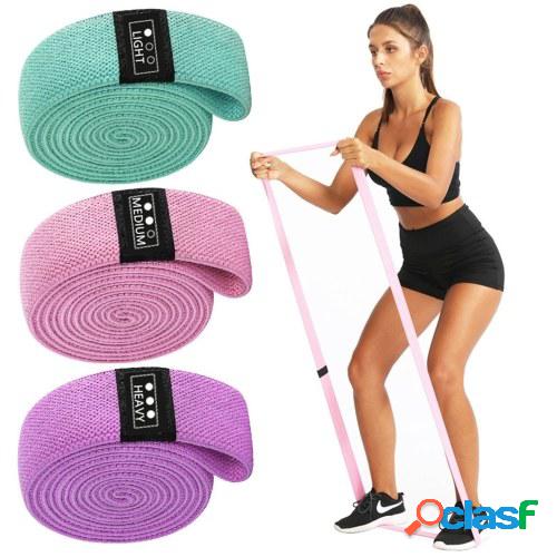 3PCS Sports Exercise Resistance Loop Bands Set Elastic Booty