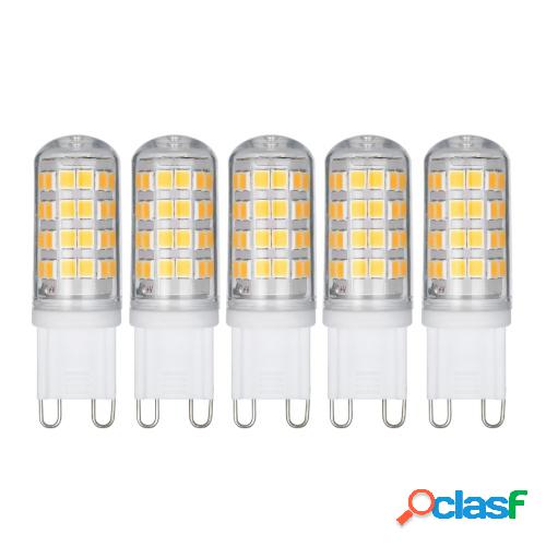 5PCS G9 Bombilla LED Luz cálida / blanca (3000K / 6000K)