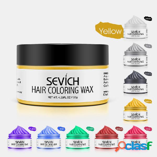 9 colores desechables Cabello Cera colorante Unisex Color de