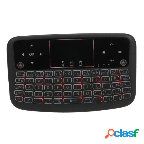 A36 Mini Teclado Inalámbrico 2.4G Color Retroiluminado Air