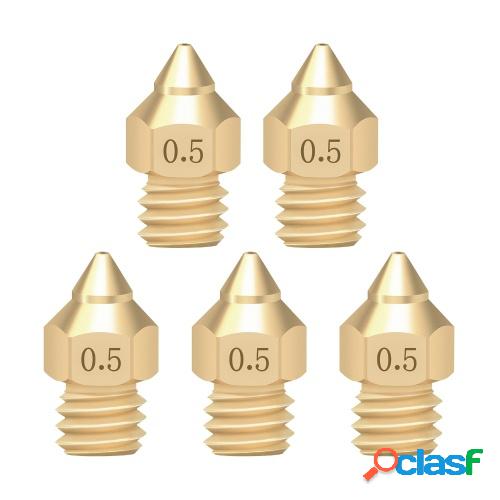 Aibecy 3D Printer Nozzle Brass Copper TTS New Pointed Nozzle