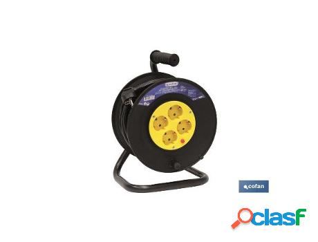 Alargador cable 4t. 25 metros (3 x 1,5mm)