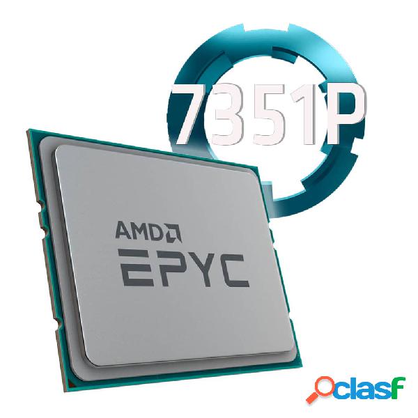 Amd epyc 7351p 2.4ghz. socket sp3. tray