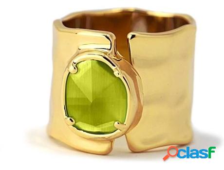 Anillo ANARTXY Cat Eyes Stone (Acero Inoxidable - Dorado y