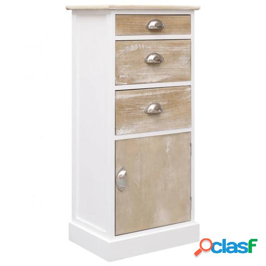 Armario auxiliar de madera de Paulownia 38x28x86 cm