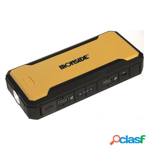 Arrancador cargador bateria ironside multifuncion 12000mah