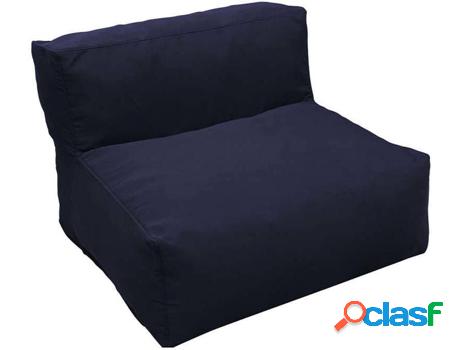 Asiento Ottawa RED DECO (Azul-Poliéster-131 × 63,5 × 72