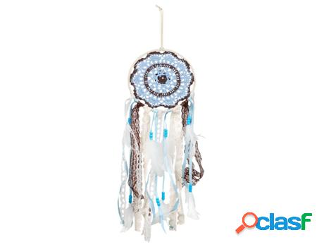 Atrapasueños 15Cm.Azul/Marr/B Decoración Colgantes Signes