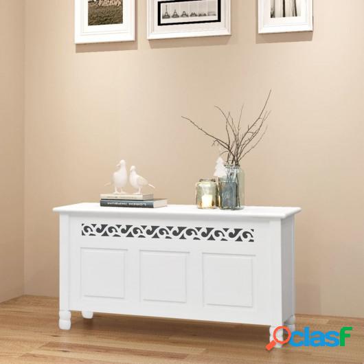 Banco de almacenamiento estilo barroco MDF blanco