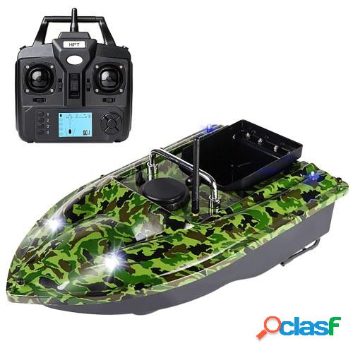 Barco de cebo de pesca GPS con contenedores de cebo único