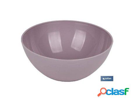 Bol modelo albahaca 300ml rosa palo 12x5cm caja 6 unid.