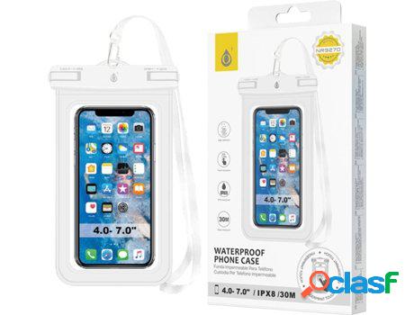 Bolsa Impermeable ONE PLUS para TCL 20 R 5G (Blanco)
