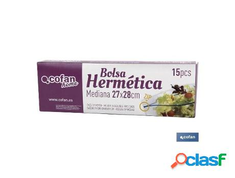 Bolsas zip mediana 27x28 15uds