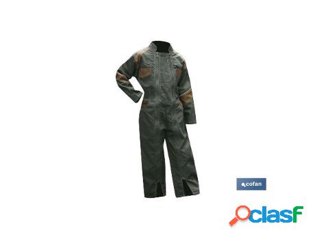 Buzo kaki/havane tournevis con 2 cremalleras para niños