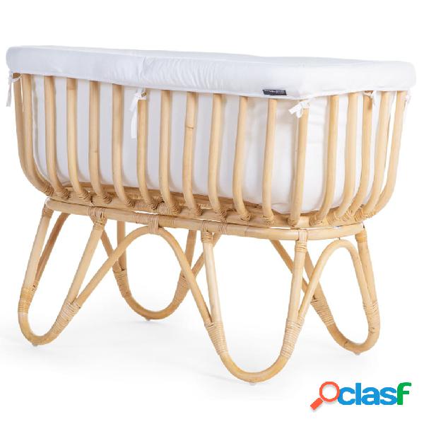 CHILDHOME Funda de cuna rectangular blanco roto